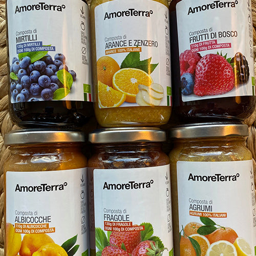 Composte BIO di frutta 100% e zero zucchero.